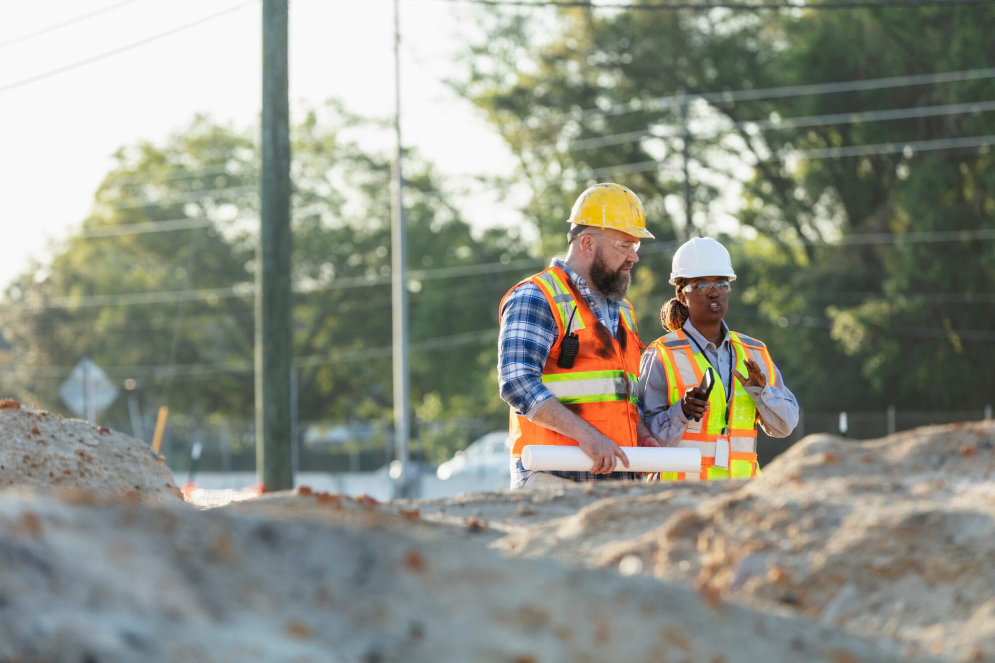 Project image for Burying Cable