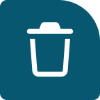 Trash can icon