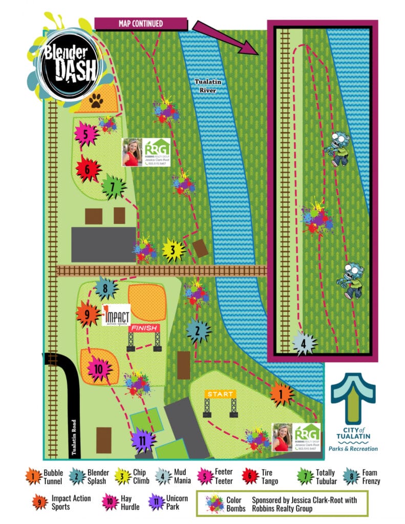 Blender dash course map